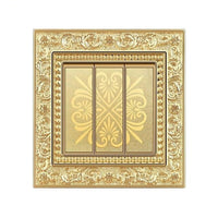 Luxurious switch engraving control panel on the wall lighted-switches-Golonzo