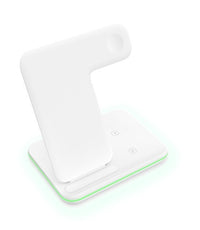 3 in 1 Wireless Charger Stand 15W Qi Fast Charging Dock Station-Wireless Chargers-Golonzo