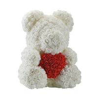 Rabbit Dog Panda Unicorn Teddy Bear Rose Soap Foam Flower Artificial-gift box-Golonzo
