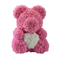 Rabbit Dog Panda Unicorn Teddy Bear Rose Soap Foam Flower Artificial-gift box-Golonzo