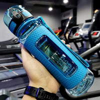 Sport Water Bottles Portable Gym anti fall Leak proof large Capacity fitness Kettle Tritan Plastic Drink bottle BPA Free-Water Bottles-Golonzo