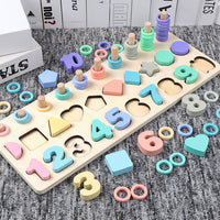Kids Educational Wooden Toys - Children Busy Board-Educational Toys-Golonzo