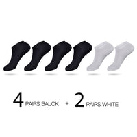 6Pairs Men Cotton Thin Breathable Socks-Socks-Golonzo