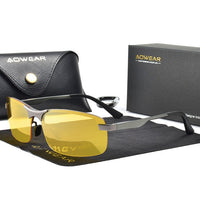 Men's Yellow Night Vision Glasses for Driving-Sunglasses-Golonzo