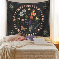 Moon Phase Wall Hanging - Starry Sky & Moon Decorative-Home-Golonzo