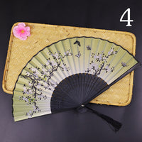Bamboo Antique Folding Fan - Chinese Style Fan-Fan-Golonzo