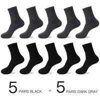 10 Pairs / Lot Men's Breathable Cotton Socks -US size(7-12)-Socks-Golonzo