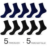 10 Pairs / Lot Men's Breathable Cotton Socks -US size(7-12)-Socks-Golonzo