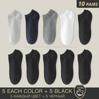 100% Cotton Socks - Summer Thin Breathable Socks Antibacterial-Socks-Golonzo