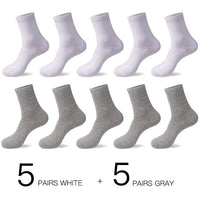 10 Pairs / Lot Men's Breathable Cotton Socks -US size(7-12)-Socks-Golonzo