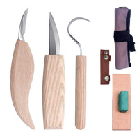Woodworking Cutter Hand Tool Set Wood Carving Set DIY Peeling Sculptural Spoon Carving Cutter-Hand tool Sets-Golonzo