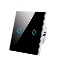 Wall Touch Switch 220V EU Standard Tempered-Light Switches-Golonzo