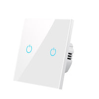 Wall Touch Switch 220V EU Standard Tempered-Light Switches-Golonzo