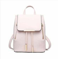 Women High Quality PU Leather Backpack / School Candy Color Bags For Teenagers Girls-Backpacks-Golonzo