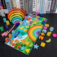Kids Educational Wooden Toys - Children Busy Board-Educational Toys-Golonzo