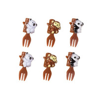 6/8/10pcs Mini Animal Fruit Fork-Forks-Golonzo