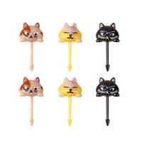 6/8/10pcs Mini Animal Fruit Fork-Forks-Golonzo