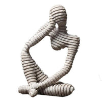 Statues Creative Abstract Thinker People Sculptures Miniature Figurines Craft Office Home Decoration-statue-Golonzo