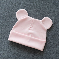 Baby Hat With Ears Cotton Warm Accessories Baby Girl Boy-baby and toddler outfits-Golonzo