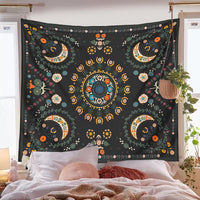 Moon Phase Wall Hanging - Starry Sky & Moon Decorative-Home-Golonzo