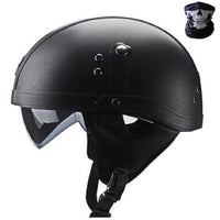 Vintage Motorcycle Helmet Open Face-Motorcycle Helmets-Golonzo