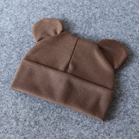 Baby Hat With Ears Cotton Warm Accessories Baby Girl Boy-baby and toddler outfits-Golonzo