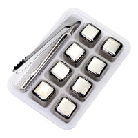 Stainless Steel Ice Cubes - Reuseable-Ice Cube Trays-Golonzo