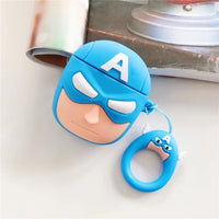 Superheros Bluetooth Earphone Case Protective Cover Skin Accessories for Airpods Cases-Bluetooth Earphones & Headphones-Golonzo