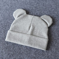 Baby Hat With Ears Cotton Warm Accessories Baby Girl Boy-baby and toddler outfits-Golonzo