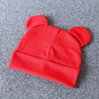 Baby Hat With Ears Cotton Warm Accessories Baby Girl Boy-baby and toddler outfits-Golonzo