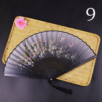 Bamboo Antique Folding Fan - Chinese Style Fan-Fan-Golonzo