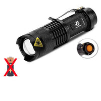 Mini Led 100 Meters Lighting Distance Flashlight XPE + Cob Lamp Beads Rechargeable-Flashlights-Golonzo
