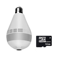 Light Bulb Wifi Camera - 360° Fisheye Wireless Panoramic WiFi Camera-Surveillance Cameras-Golonzo