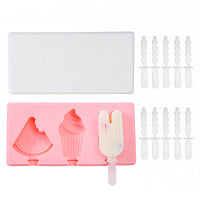 Ice Cream Mold And plastic rods - Ice Cream maker Set-Ice Cream Makers-Golonzo