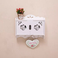 Home Wall Shelf Entrance Wall Hanging Key Storage Holder-Storage Holders & Racks-Golonzo