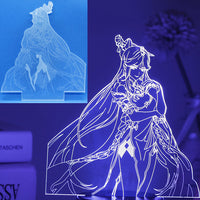 Anime/Game Night Light Acrylic Board Figure-LED Light Bulbs-Golonzo