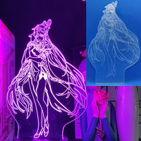 Anime/Game Night Light Acrylic Board Figure-LED Light Bulbs-Golonzo