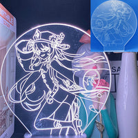 Anime/Game Night Light Acrylic Board Figure-LED Light Bulbs-Golonzo