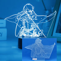 Anime/Game Night Light Acrylic Board Figure-LED Light Bulbs-Golonzo
