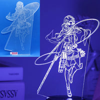 Anime/Game Night Light Acrylic Board Figure-LED Light Bulbs-Golonzo