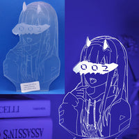 Anime/Game Night Light Acrylic Board Figure-LED Light Bulbs-Golonzo