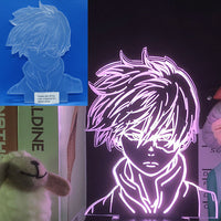 Anime/Game Night Light Acrylic Board Figure-LED Light Bulbs-Golonzo