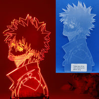 Anime/Game Night Light Acrylic Board Figure-LED Light Bulbs-Golonzo