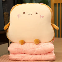 40x40cm Lovely Bread Plush Pillow-Pillows-Golonzo