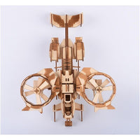 High precision Laser Cutting Puzzle 3D Wooden Jigsaw Model Building Kits Airplaine Toys-Toys-Golonzo
