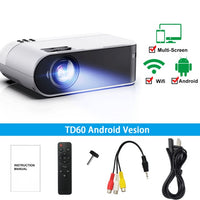 Mini Projector Portable WiFi Android 6.0 Home Cinema for 1080P Video-Projectors-Golonzo