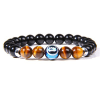 12 Zodiac Signs Charm Natural Stone Beads Bracelets-Bracelets-Golonzo