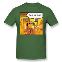 This is Fine Shirt But We Are On Fire - Unisex-Shirts and Tops-Golonzo