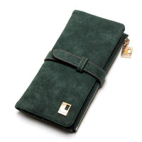 Fashion Women Wallets Drawstring Nubuck Leather-Handbags, Wallets & Cases-Golonzo
