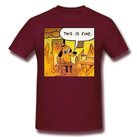 This is Fine Shirt But We Are On Fire - Unisex-Golonzo